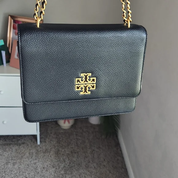 Tory Burch Black Britten Shoulder Bag - Picture 2 of 7
